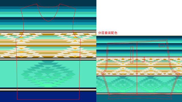 數(shù)碼印花男裝設(shè)計(jì)圖