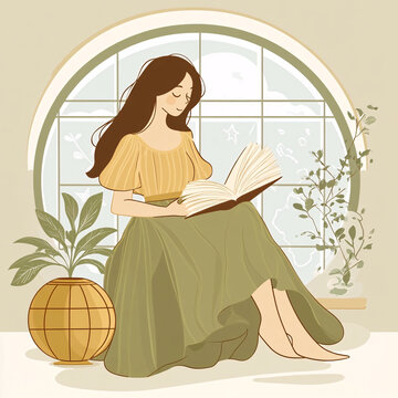 讀書女孩