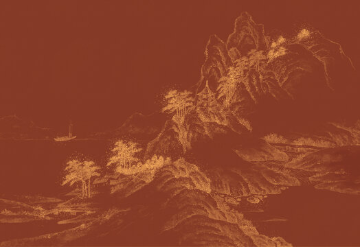 新中式山水畫