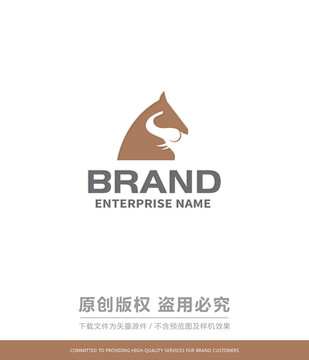 馬和大象logo