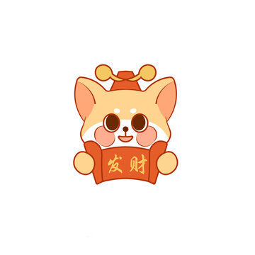 新年動物卡通柴犬