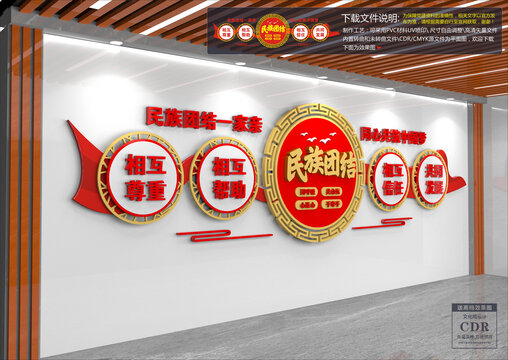 民族團(tuán)結(jié)文化墻