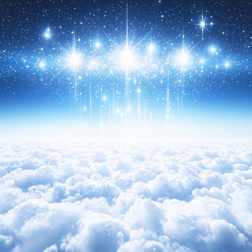 天空星星星光