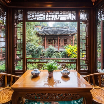中式水榭