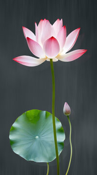 立體荷花玄關(guān)畫(huà)