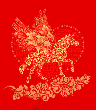 手繪天馬