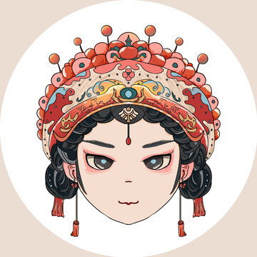 花旦臉譜