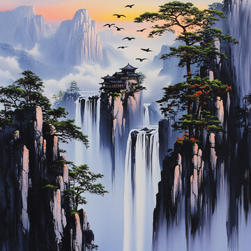 古風(fēng)山水畫