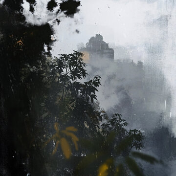 煙雨畫