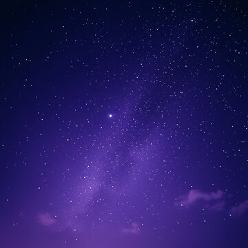 紫色星空