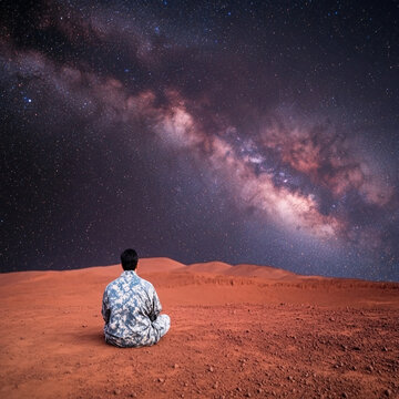仰望星空的人