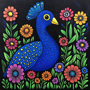 歐美風(fēng)格鳥花卉
