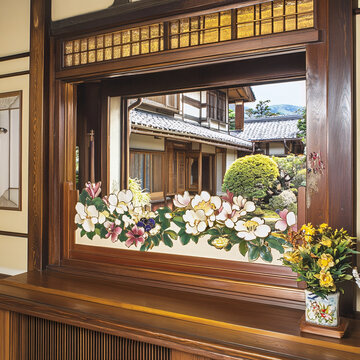 日本實(shí)木窗戶