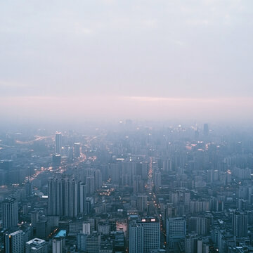 城市霧色