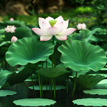 荷花背景
