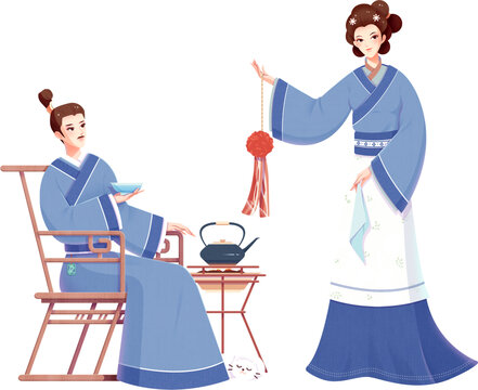 古代情侶組合免摳元素