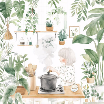 場景植物少女