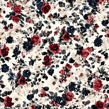 服裝印花小碎花花布