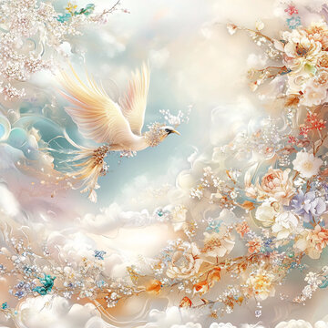 花鳥背景