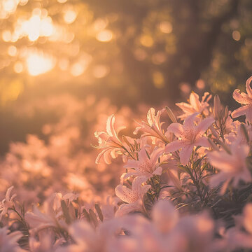 百合花溫暖陽(yáng)光