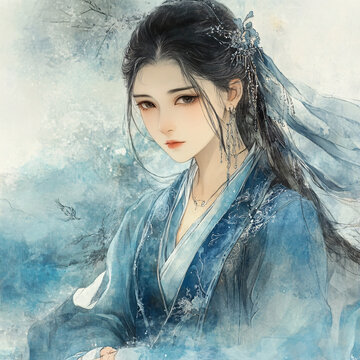 古風(fēng)美女頭像封面