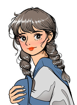 雙馬尾少女