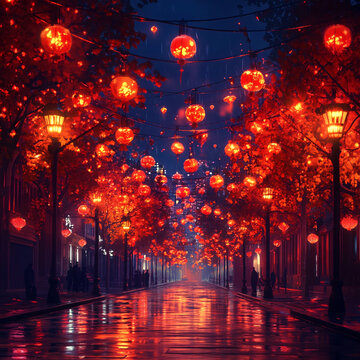 網(wǎng)紅燈籠景觀