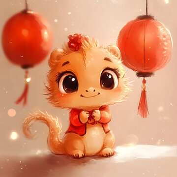 新年可愛小虎妞系列