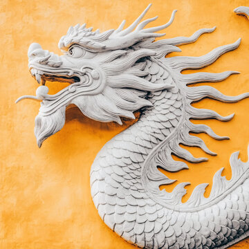 浮雕白龍