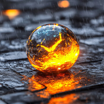 金燦水晶球