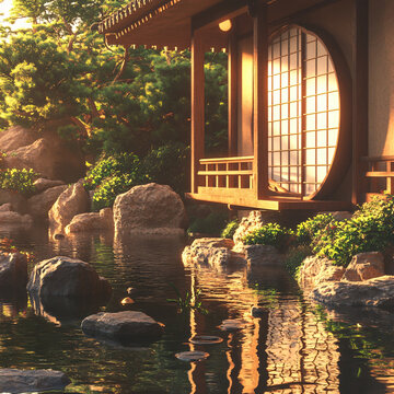 日式風格場景