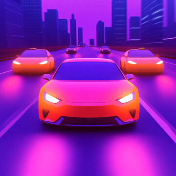 汽車霓虹燈