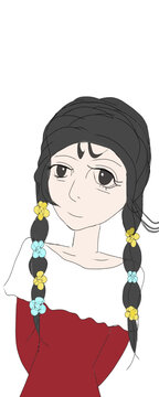 卡通女孩