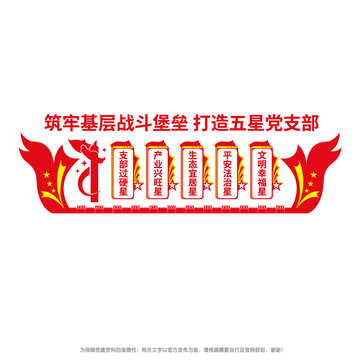 五星黨支部文化墻