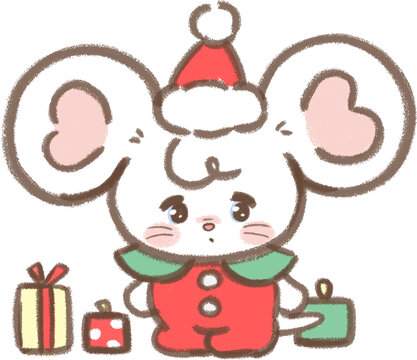 圣誕節(jié)小老鼠