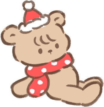 圣誕節(jié)小熊