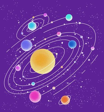 太空簡(jiǎn)約印花設(shè)計(jì)