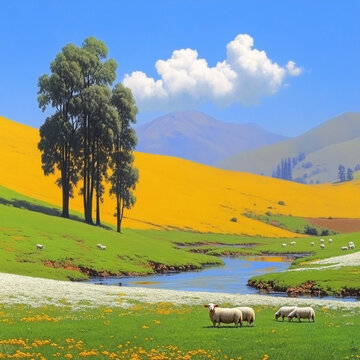 牧歌美景