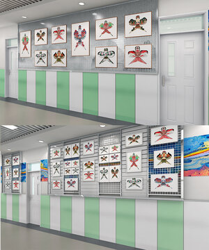 校園樓道展示
