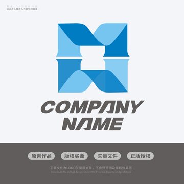 M字母公司LOGO標(biāo)志設(shè)計(jì)