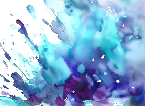 水彩暈染水彩畫