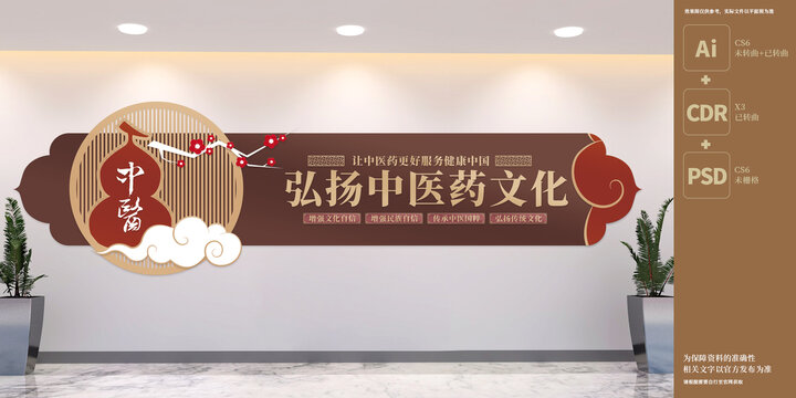 弘揚(yáng)中醫(yī)藥文化展板