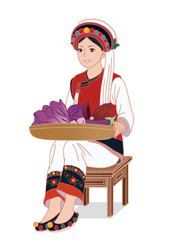 白族少女