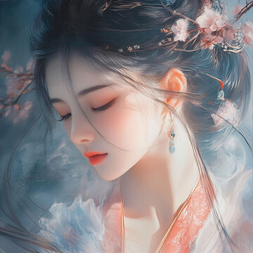 古風(fēng)美女頭像封面