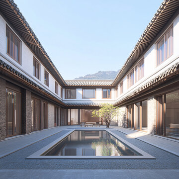現(xiàn)代四合院