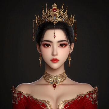 國風女性頭像