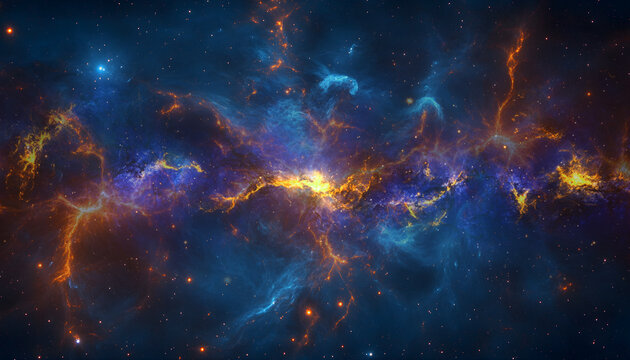 奇幻星空背景