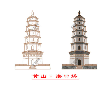徽州區(qū)潛口塔
