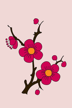 梅花簡筆畫