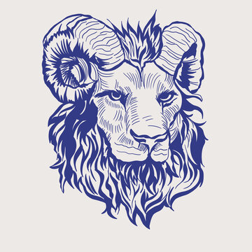 獅子插畫